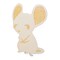 Unfinished Wooden Mouse Shape Cutout DIY Craft 4.6 Inches